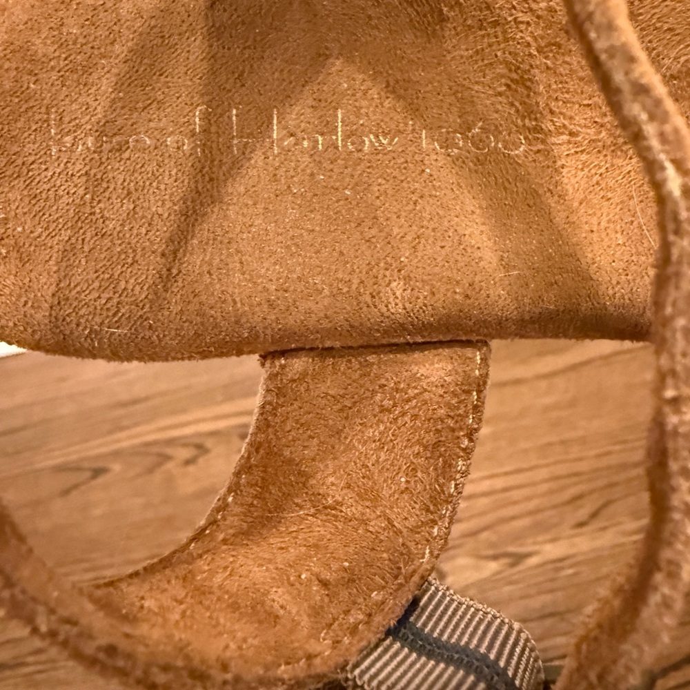 House of Harlow 1960 Tan Suede Platform Clogs with Studs Size 8.5 - Picture 13 of 16